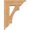 Ekena Millwork Westlake Traditional Smooth Bracket w/ Offset Brace, Western Red Cedar, 7 1/2"W x 22"D x 30"H BKT0806X22X30WTL01SWR - alternate 3